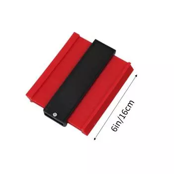 Pattern Carpenter Sampler Decking Rule Radian Scale Multipurpose Tool Gift Abs 6in