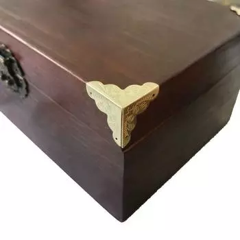 Pattern Classical With Screws Corner Foot Furniture Accessories Corner Bracket Corner Protector серебряный