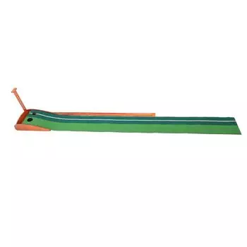 Паттинг-грин для помещений с автоматическим возвратом мяча, искусственная трава, двойные лунки, игра на паттинг-грине