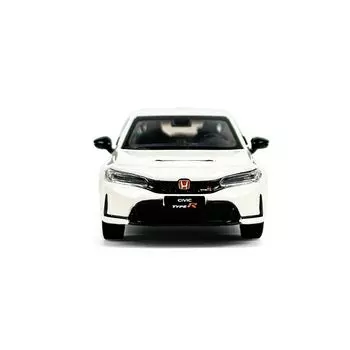 PAUDI MODEL 164 Мини-автомобиль 2023 Honda Civic TYPE-R FL5 Литая модель автомобиля Белый Мини-размер