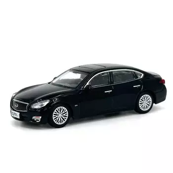 Paudi Model Infiniti Q70L Модель автомобиля Mini Car Collection Black 1/64 чёрный