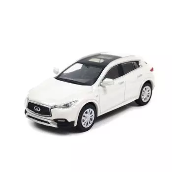 Paudi Model Infiniti QX30 2017 Модель автомобиля Mini Car Collection Белый Готовый продукт 1/64 белый