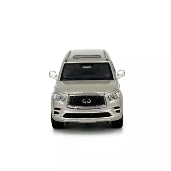 Paudi Модель мини-автомобиля 1/64 Infiniti 2020 QX80 коллекция Готовый продукт золото