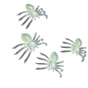 Паук Черный Игрушки Хэллоуин Маленький Смешной Шутка Розыгрыш Реквизит Подарки Для Вечеринки 50 pcs