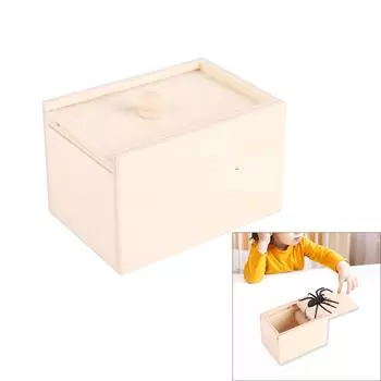 Пауки-розыгрыши, пугающие трюки, деревянные кляпы, подарочные аксессуары, портативные для друзей и семьи, забавные на вечеринках, принадлежности