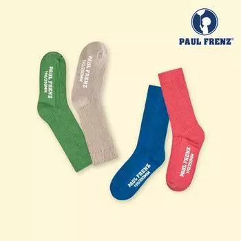 Paul Friends набор однотонных носков одного размера K-SOCKS 190~250 мм (7 лет - взрослый) Jane (JAN) K