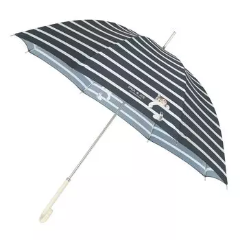 PAUL JOE ACCESSOIRES Длинный зонт-качалка Nunet, спицы 60 см, 10787, синий (Лунная летучая мышь) & (Пол и Джо) [Защита от УФ-излучения] синий