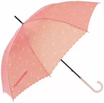 PAUL JOE ACCESSOIRES Umbrella Yarn Dyed Glass Fiber Rib Specifications Orange Japan Rib 60cm Total 89cm 97cm 340g [Moonbat] & Women s (Neon Flower) оранжевый