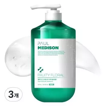 Paul Madison Deep Perfume Shampoo с фруктово-цветочным ароматом, 1,077 л, 3 шт.