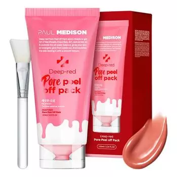 Paul Madison Deep Red Pore Peel-Off Pack 155 мл, 1 упаковка, 1 шт.