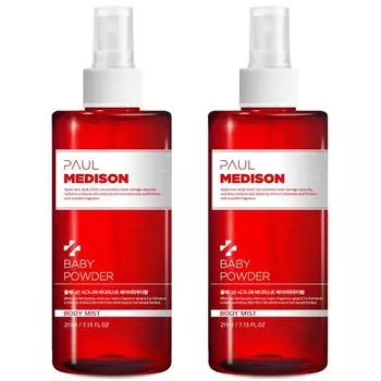 Paul Madison Signature Body Mist с ароматом детской присыпки, 211 мл, 2 шт.