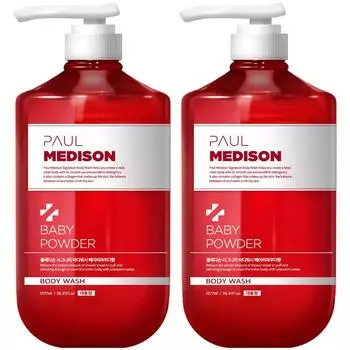 Paul Madison Signature Body Wash Baby Powder Scent, 1,077 л, 2 шт.
