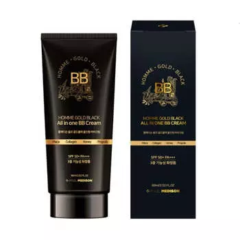 Paul Medison Homme Gold Black All in One BB Cream SPF50+ PA+++ 60 мл * 1 шт./2 шт. 1Pc