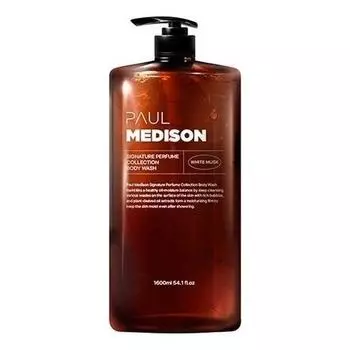 PAUL MEDISON Signature Perfume Collection Body Wash White Musk Парфюмированный гель для душа с растительными экстрактами и ароматом белого мускуса 160