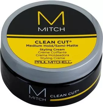 Paul Mitchell Mitch Clean Cut Полуматовый крем для укладки средней фиксации TU прозрачный