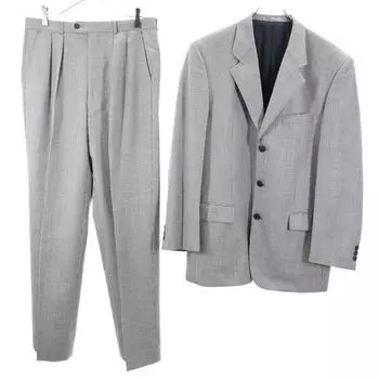 Paul Smith Houndstooth pattern suit Setup L Black x white tailored jacket Men s Used