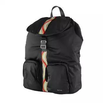 Paul Smith Рюкзак Нейлон Paul Smith 6791a sNylon Черный X Многоцветная полосатая сумка для женщин