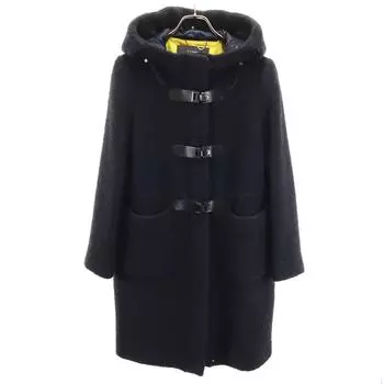Paul Smith Wool Made in Japan Duffel coat 40 Navy BLACK Women Used