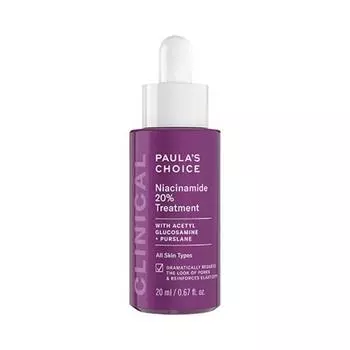 Paulas Choice Clinical Niacinamine 20% Treatment, 20 мл, 1 шт. Популярная корейская косметика