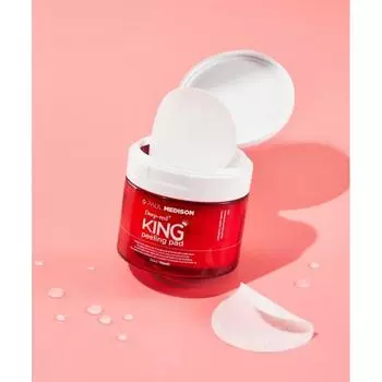 Paulmedison Deep Red Большая емкость King Peeling Pad 70 листов 1 Deep Red King Peeling Pad