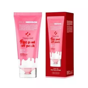 PAULMEDISON Deep Red Pore Peel Off Pack 155 мл, 1 Deep Red Pore Peel Off Pack