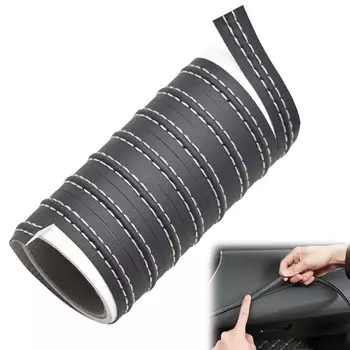 PAVIKE Car Interior Custom Double Stitched Tape for Car Use, Leather, Double Stitched Tape,