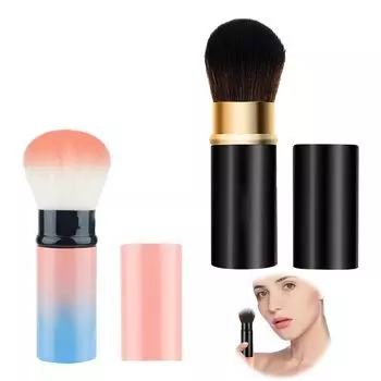PAVIKE Cheek Makeup 2 Powder Telescoping Face Easy to Face Powder Дорожный макияж Инструменты для макияжа Кисть, Кисть, Цвета, Кисть, Дизайн, Кисть, Переноска, Кисть,