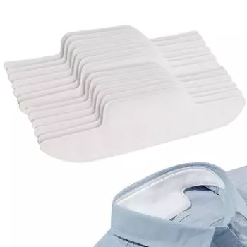 PAVIKE Collar Stain Prevention Tape Collar Sweat Sheet Sweat Pad Sweat Absorption Sheet Sweat Stain Prevention Tape White Shirt Blouse School Uniform