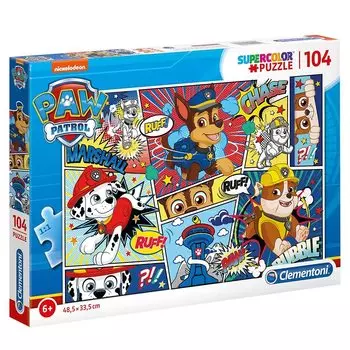 PAW PATROL Пазл Щенячий патруль 104 детали x 2617 48,5 см 33,5 см [Товар]