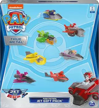 Paw Patrol True Metal Jet Набор из 7 игрушек Чейз Маршалл Рокки Лулав Скай Свити Зума Игрушка Фигурка Подарок Мальчики Девочки Малыши [Товар]