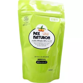Pax Naturon Жидкое мыло для тела, сменный блок 500 мл x 5 штук [5 штук] (4904735055228)