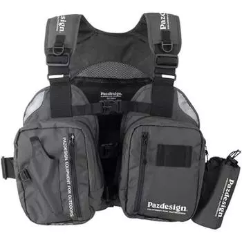 Pazdesign PSL MULTI GAME VEST Gunmetal White Free Large SLV-027