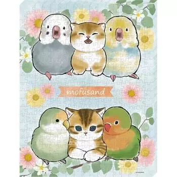 Пазл Art Board Jigsaw mofusand ATB-71 Bird x Nyan 366 деталей