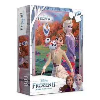 Пазл B&B Disney Frozen 2 Jigsaw Big Puzzle D116, разные цвета, 100 деталей