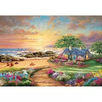 Пазл Beach Hut PL1420, 1000 деталей, разные цвета Пазл, Детские игры, Развивающие игрушки