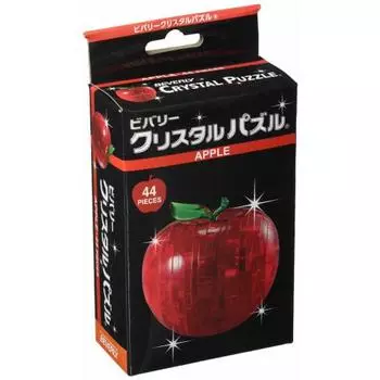 Пазл BEVERLY Apple Crystal, 44 элемента, 9,5 x 17,5 x 4,8 см, красный пластик, 50071
