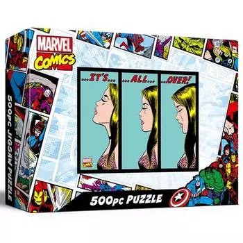 Пазл Bien Bee Puzzle Marble Comics Jigsaw Puzzle M503, 500 Peace, Mixed Color, 500 PeaceПопулярные корейские куклы и игрушки