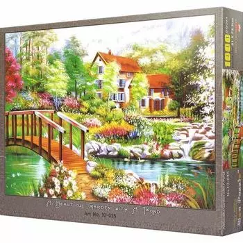 Пазл Bien green Lakeside, 1000 деталей, разные цвета Пазл, Детские игры, Развивающие игрушки