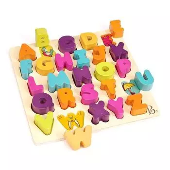 Пазл Brand Bee Funky Chunke Alphabet, разноцветные, 1, лучший пазл для малышей в Корее