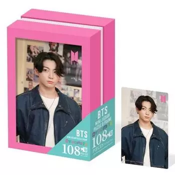 Пазл BTS Mini, 108шт Динамит Чонгук с фотокартой