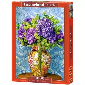 Пазл Castoland Букет гортензий CS104352, 1000 деталей, разные цвета Пазл, Детские игры, Развивающие игрушки
