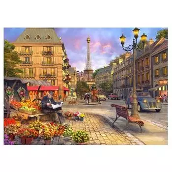 Пазл Chamber Art 5116 Улицы Парижа, 500 деталей, от 6 лет и старше, 500 деталей Пазл, Детские игры, Развивающие игрушки