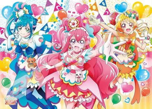 Пазл Delicious Party PreCure 300 больших элементов Давайте веселиться! (300-L572)
