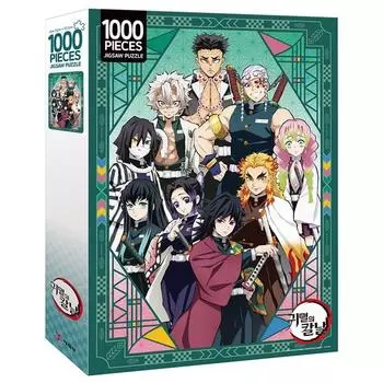 Пазл Demon Slayer YR1000-603, разные цвета, 1000 деталей Пазл, Детские игры, Развивающие игрушки