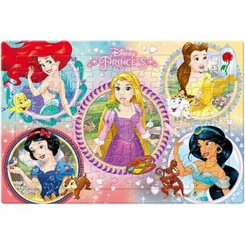 Пазл Disney Rainbow Princess 88 деталей, INP