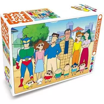 Пазл для всей семьи Crayon Shin-chan для детского сада, 500 деталей, разноцветные пазлы, детские игры, развивающие игрушки