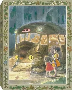 Пазл-доска для рисования Пазл Мой сосед Тоторо Кот Автобус Прибытие 366 деталей (АТБ-63)