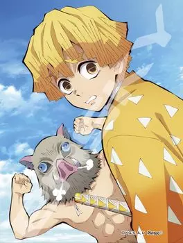 Пазл Ensky, 150 шт., пазл Маме, Demon Kimetsu no Yaiba Zenitsu и Inosuke Slayer: МА-50