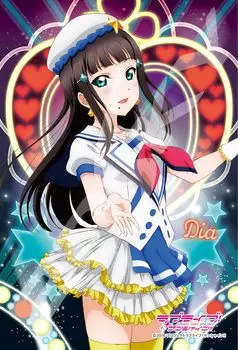 Пазл Ensky из 126 элементов Love Dia Kurosawa Jumping Mini Puzzle Crystal Jigsaw Live! Солнечный свет! ! Сердце Аозоры вер.. [Художественная головоломка] (10x14,7см)