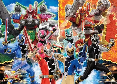 Пазл Ensky из 300 деталей Kishiryu Sentai Ryusoulger 6 Friends Keborn! (26x38см) 300-L555
